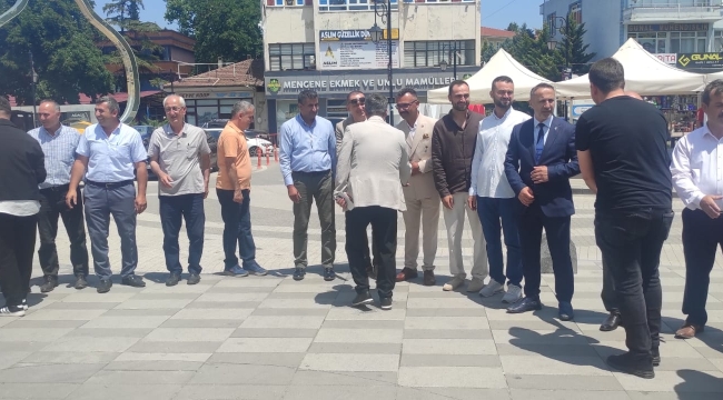 Geyve'de bayramlaşma