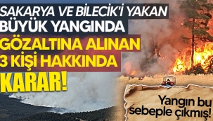 Orman yangını bu sebeple çıkmış! Gözaltına alınan 3 kişi hakkında karar