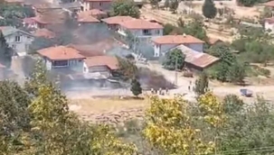 Alifuatpaşa'daki yangın büyümeden söndürüldü