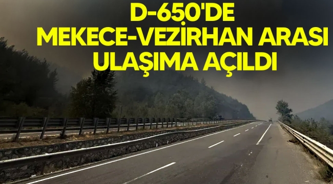 Mekece-Vezirhan arası ulaşıma açıldı