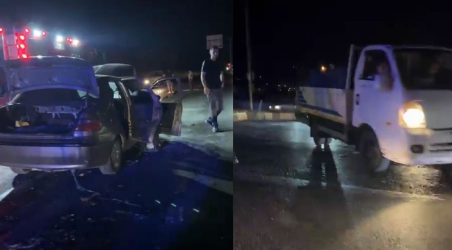 Geyve Eşme Kavşağı'nda kaza: 1 kişi hafif yaralandı