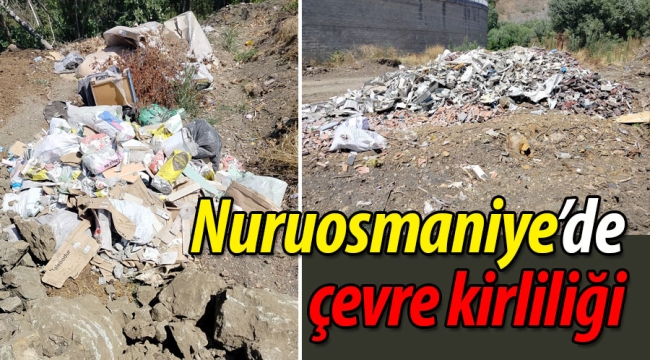 Geyve Nuruosmaniye'de çevre kirliliği