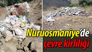 Geyve Nuruosmaniye'de çevre kirliliği
