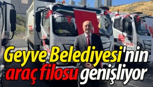 Geyve Belediyesi'nin araç filosu genişliyor