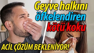 Geyve'de halkı öfkelendiren kötü koku!
