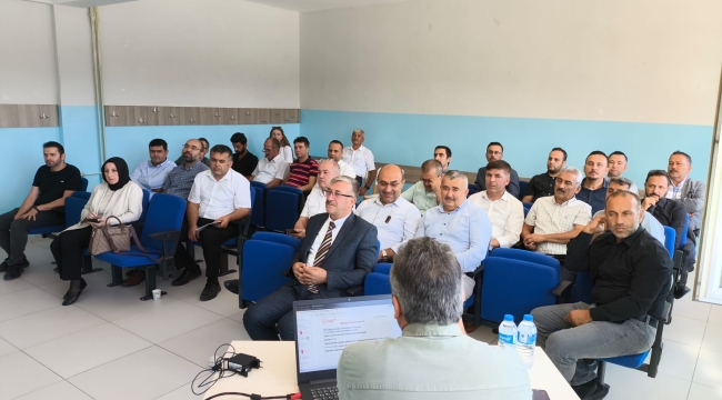 Geyve'de okul müdürleri bilgilendirildi