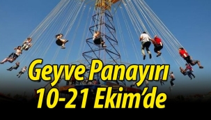 Geyve Panayırı 10-21 Ekim tarihlerinde