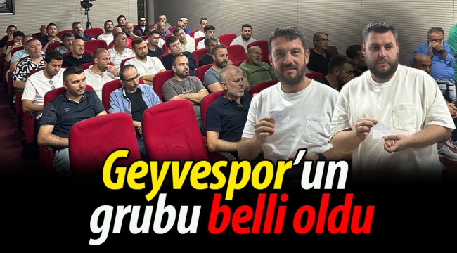 Geyvespor'un grubu belli oldu