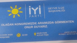 Geyve İYİ Parti'den kongreye davet