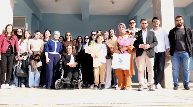 Geyve MYO öğrencilerinden kanseri yenen Melike'ye destek