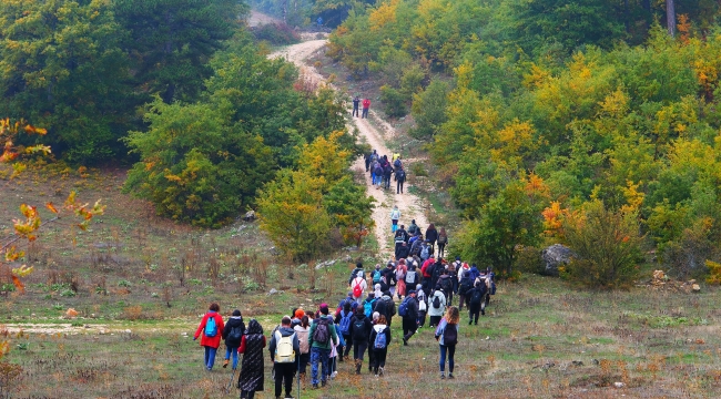 Geyve'nin zirvesine yürüdüler