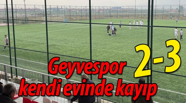Geyvespor kendi evinde kayıp: 2-3 
