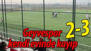 Geyvespor kendi evinde kayıp: 2-3 