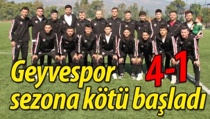 Geyvespor sezona kötü başladı: 4-1