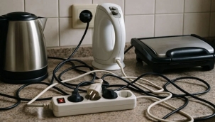 Mutfaktaki büyük tehlike; uzatma kablosu