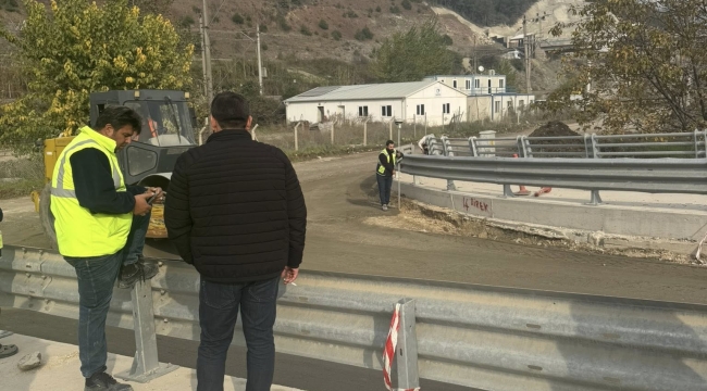 Aliufatpaşa yeni bağlantı yolunda son durum