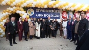 Geyve Belediyesi Kadın Spor Salonu hizmete girdi