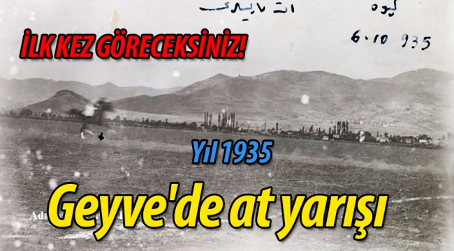 Geyve'de bir zamanlar at yarışı