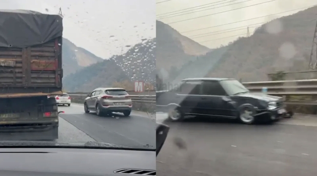 Geyve Devebağırtan mevkiinde korkutan kaza!