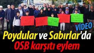 Geyve Poydular ve Sabırlar'da OSB karşıtı eylem