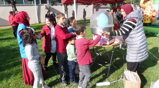 Geyveli özel çocuklar gönüllerince eğlendi