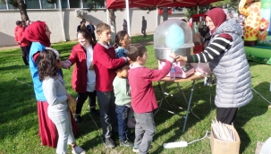 Geyveli özel çocuklar gönüllerince eğlendi