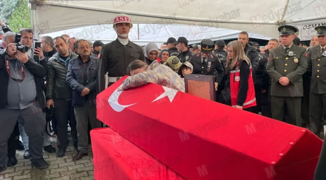 Sakarya şehidini uğurladı! Şehit Akın Karakuş'a son görev!