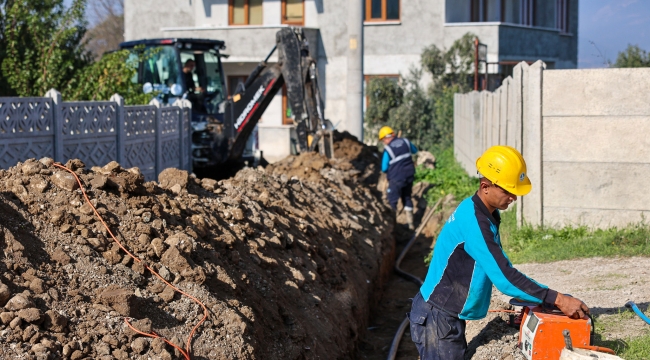 Sarıgazi'de 1500 metrelik yeni içme suyu hattı