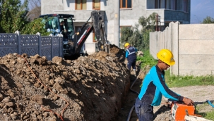 Sarıgazi'de 1500 metrelik yeni içme suyu hattı