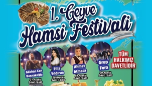 1. Geyve Hamsi Festivali'ne davet!