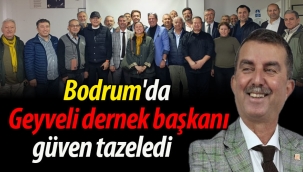 Bodrum'da Geyveli Başkan güven tazeledi