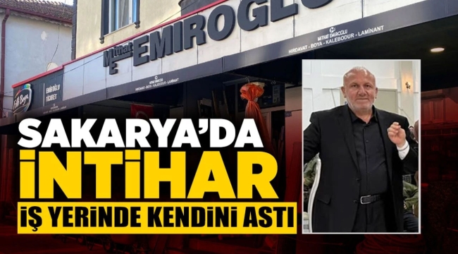 Bunalıma giren nalbur intihar etti! 