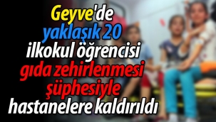 Geyve'de 20 öğrencide gıda zehirlenmesi şüphesi