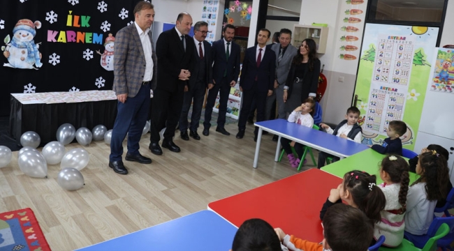 Geyve Akdoğan'da karne sevinci