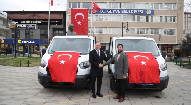 Geyve Belediyesi filosuna iki yeni araç daha ekledi