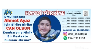 Geyve'de DMD Hastası Ahmet Ayaz İçin Umut Kampanyası