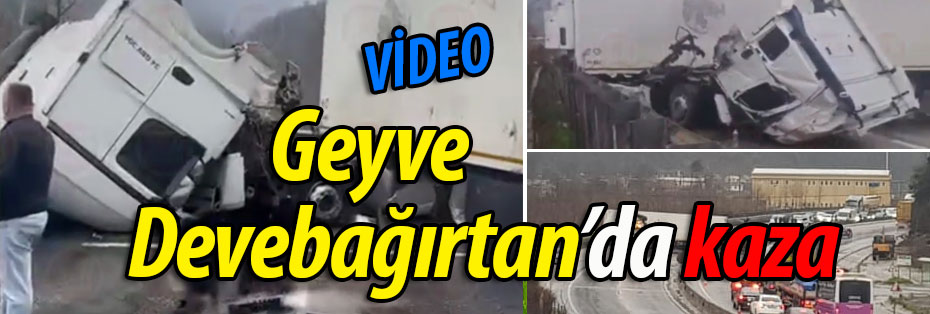 Geyve Devebağırtan'da kaza!