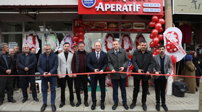 Berkant Aperatif Geyve'de hizmete girdi