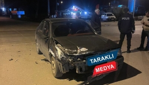 O mevkide yine kaza! Bu kez otomobiller çarpıştı...