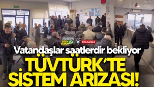 TüvTürk'te sistem arızası! Vatandaşlar saatlerdir bekliyor