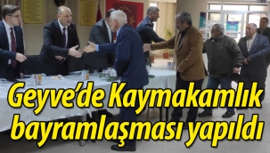 Geyve'de Kaymakamlık bayramlaşması yapıldı