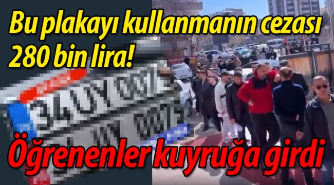 Plakanızı kontrol edin; cezası 280 bin Lira