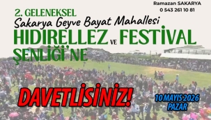 Bayat 2. Hıdrellez ve Festival Şenliği'ne davetlisiniz!