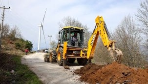 Geyve'de heyelanda zarar gören altyapı sil baştan yenilendi