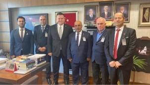 Geyveli muhtarlardan TBMM ziyareti