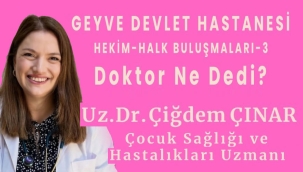 Uz.Dr.Çiğdem Çınar'dan Çocuk Sağlığı Konferansına Davet!
