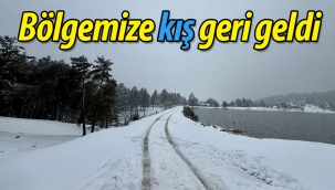 Bölgemize kış geri geldi (VİDEO)
