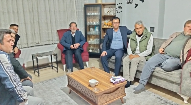 Geyve YRP eski Başkanı Halil Gül'den Mevlüt Özkan'a ziyaret