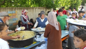 Gazipaşa Ortaokulu'nda hıdrellez şenliği