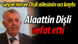 Geyve'nin ve Dişli ailesinin acı kaybı; Alaattin Dişli vefat etti